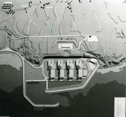 N.D. Centrale nucléaire EDF, Flamanville (Manche) : vue de la maquette, n.d.