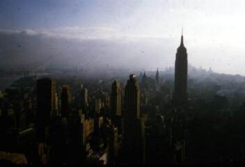 1934-1970. Voyages : vue aérienne d'une ville américaine, n.d. (cliché Marcel Lods [?]).